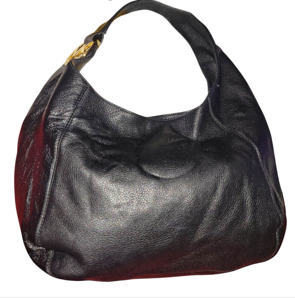 Michael Kors Large Black Leather Hobo Bag - Picture 15 of 15